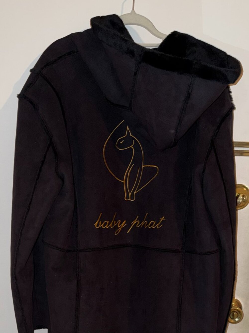 y2k fur-lined Baby Phat coat!